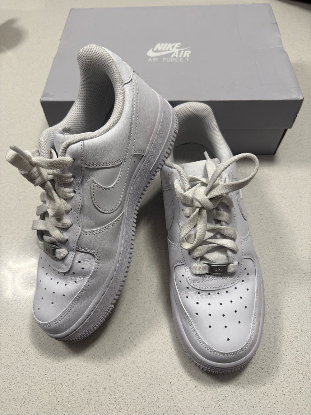 Nike Air Force 1 Low-Top Sneakers in White